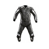 MUGENRACE MNR-2107 RC VIALE DUE Moto Fatos Branco Preto - imagem frontal do terno
